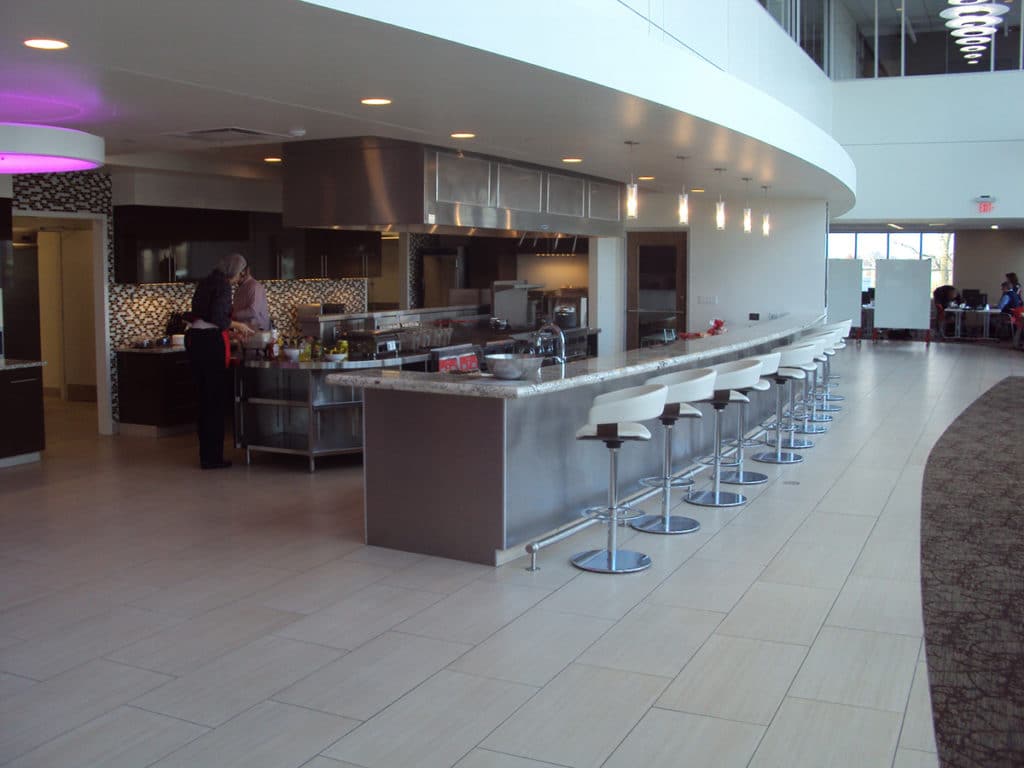 Custom Millwork Designs for Midwest Cafeteria
