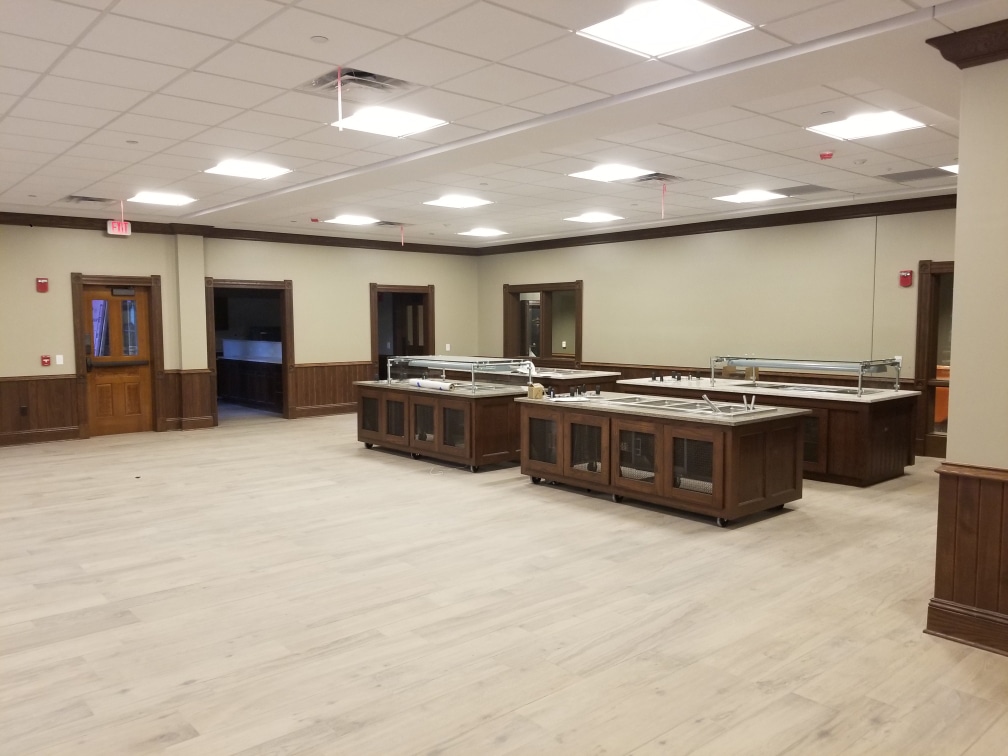 Custom Education and Cafeteria Millwork
