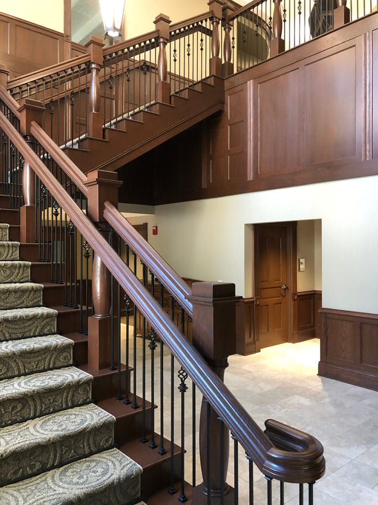 Custom Millwork Staircase Designs Michigan